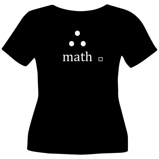 "Because Math" Tee Shirt Design