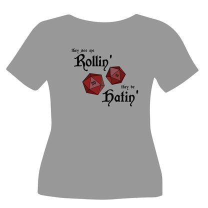 "See Me Rollin'" Graphic Tee Shirt (RPG, Dungeons & Dragons)
