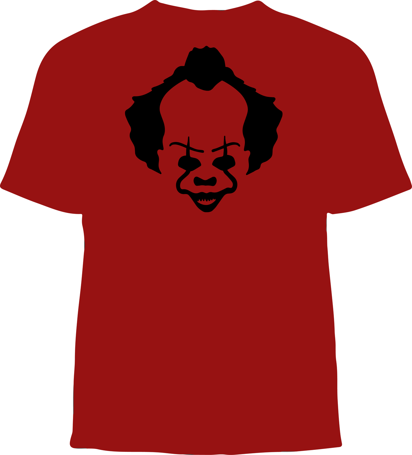 "Creepy Clown" Tee Shirt Design