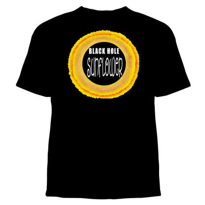 "Black Hole Sunflower" Tee Shirt Design