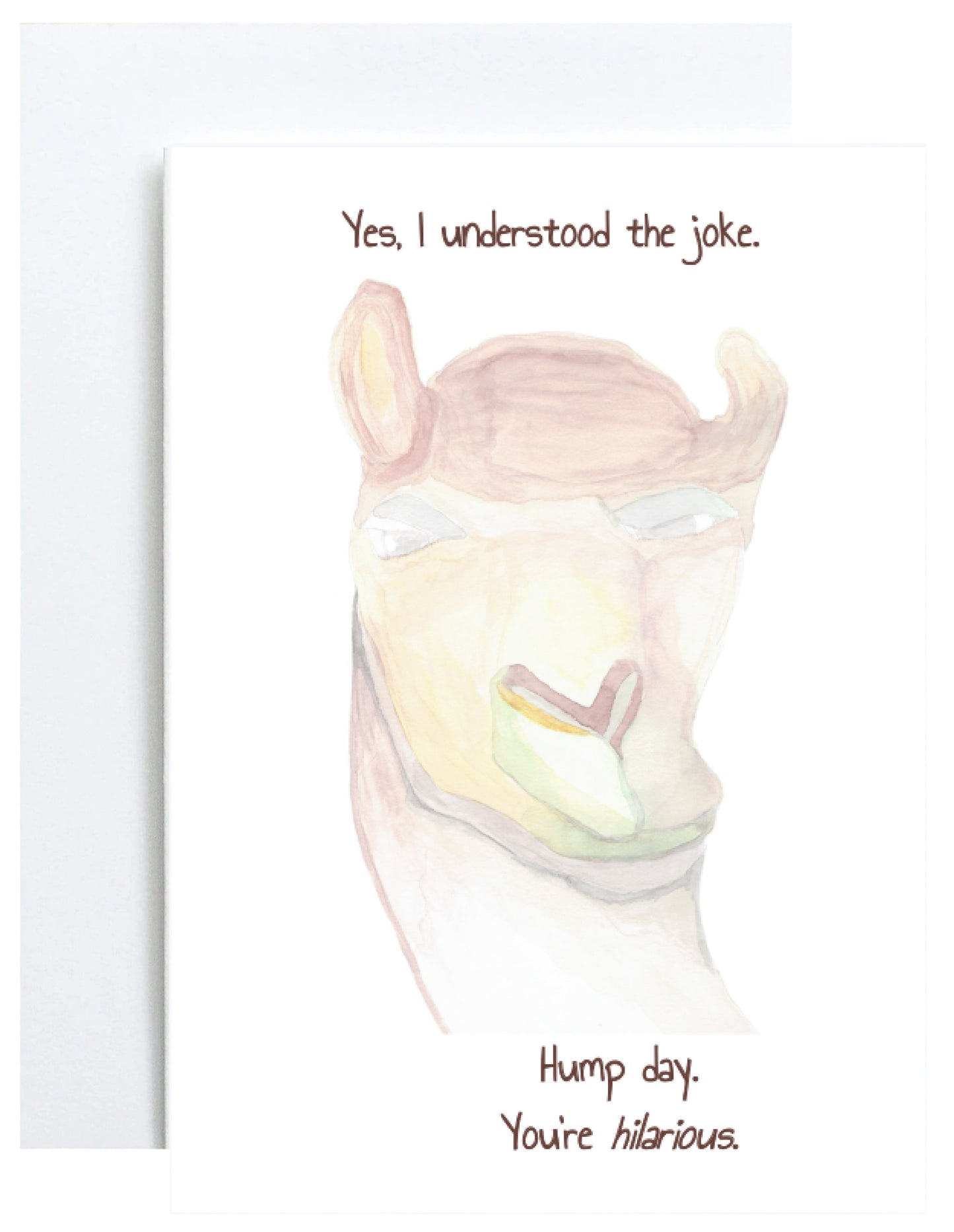 "Hump Day Camel" Greeting Card