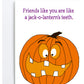 "Few and Far Between" Greeting Card (Halloween)