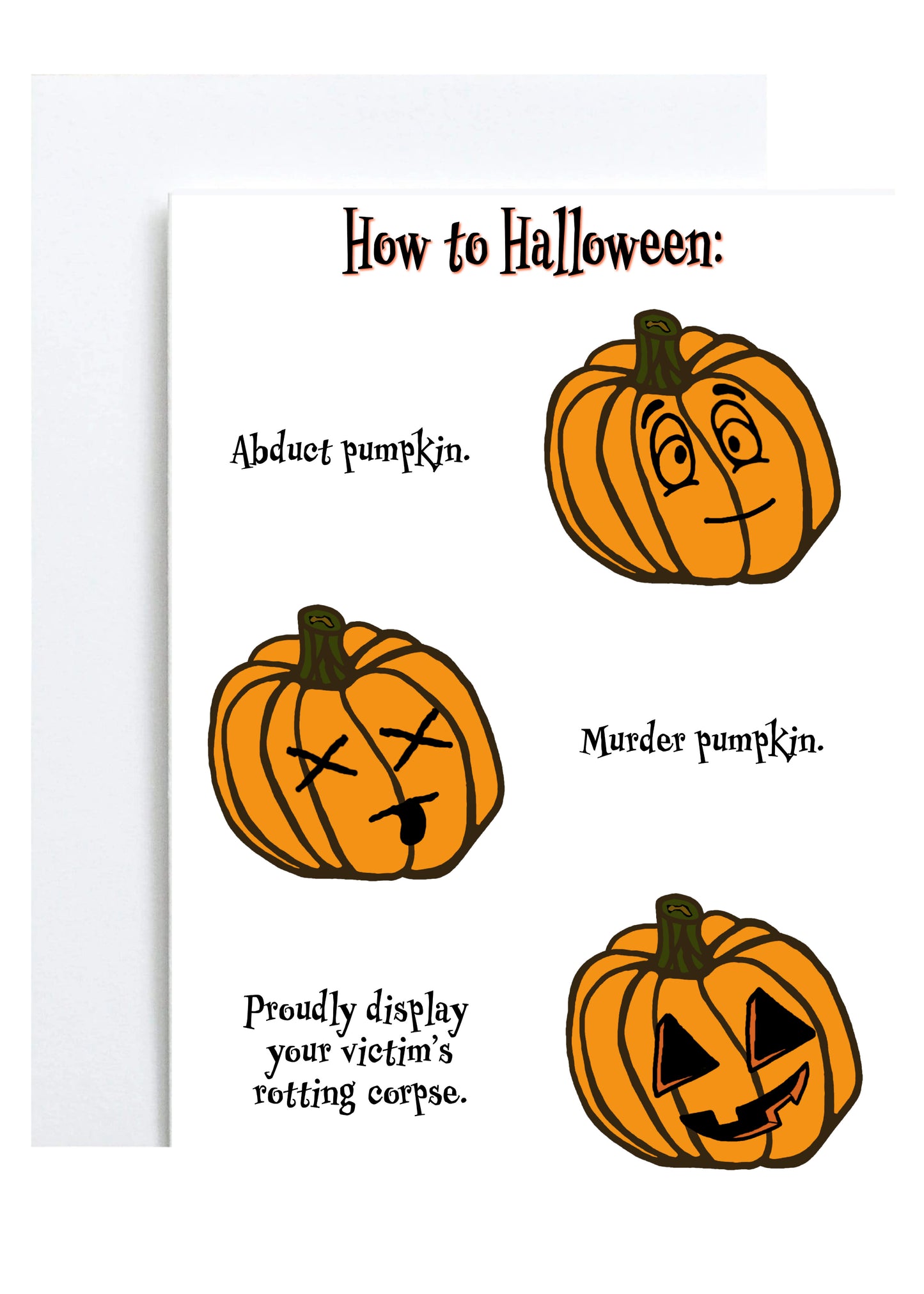 "How to Halloween" Greeting Card (Halloween)