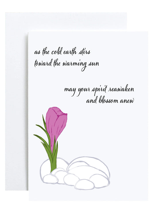 "Imbolc Blossom" Greeting Card (Imbolc)