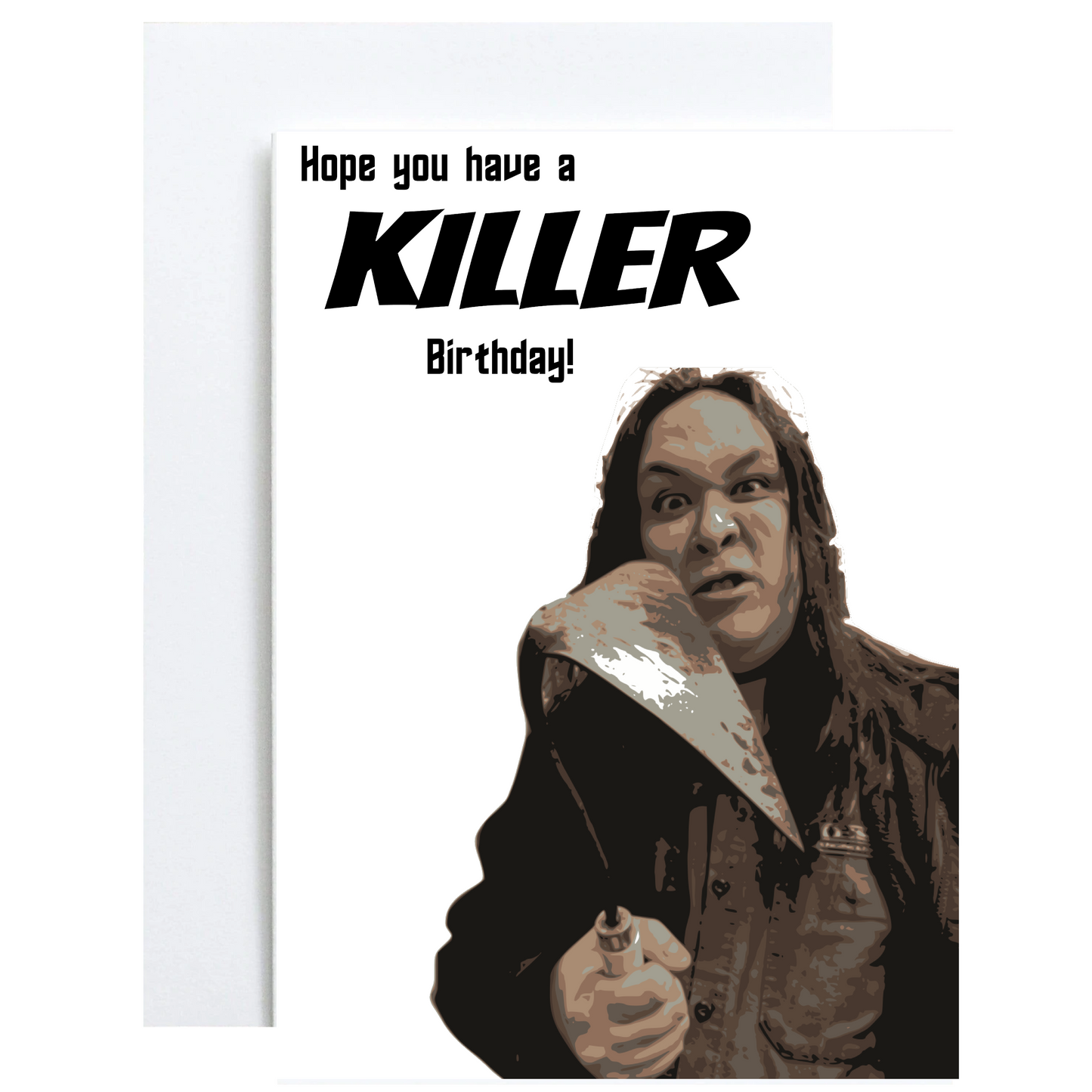 "Killer Birthday" Greeting Card (Birthday)