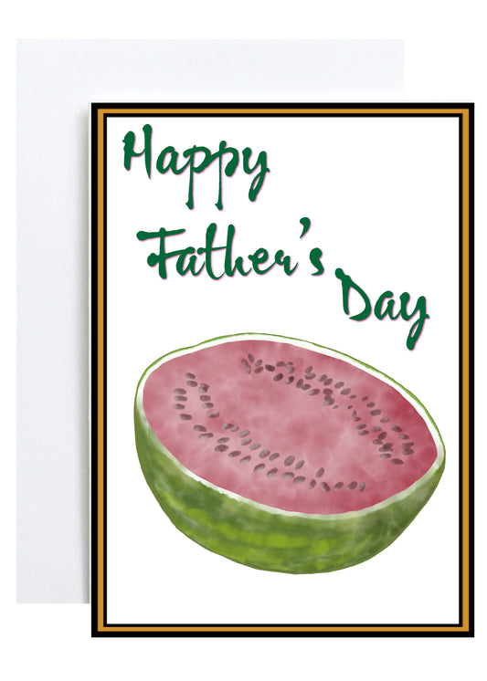 "One in a Melon Dad" Greeting Card (Father's Day)