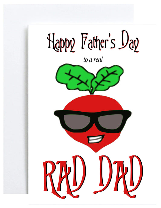"Rad Dad" Greeting Card (Father's Day)