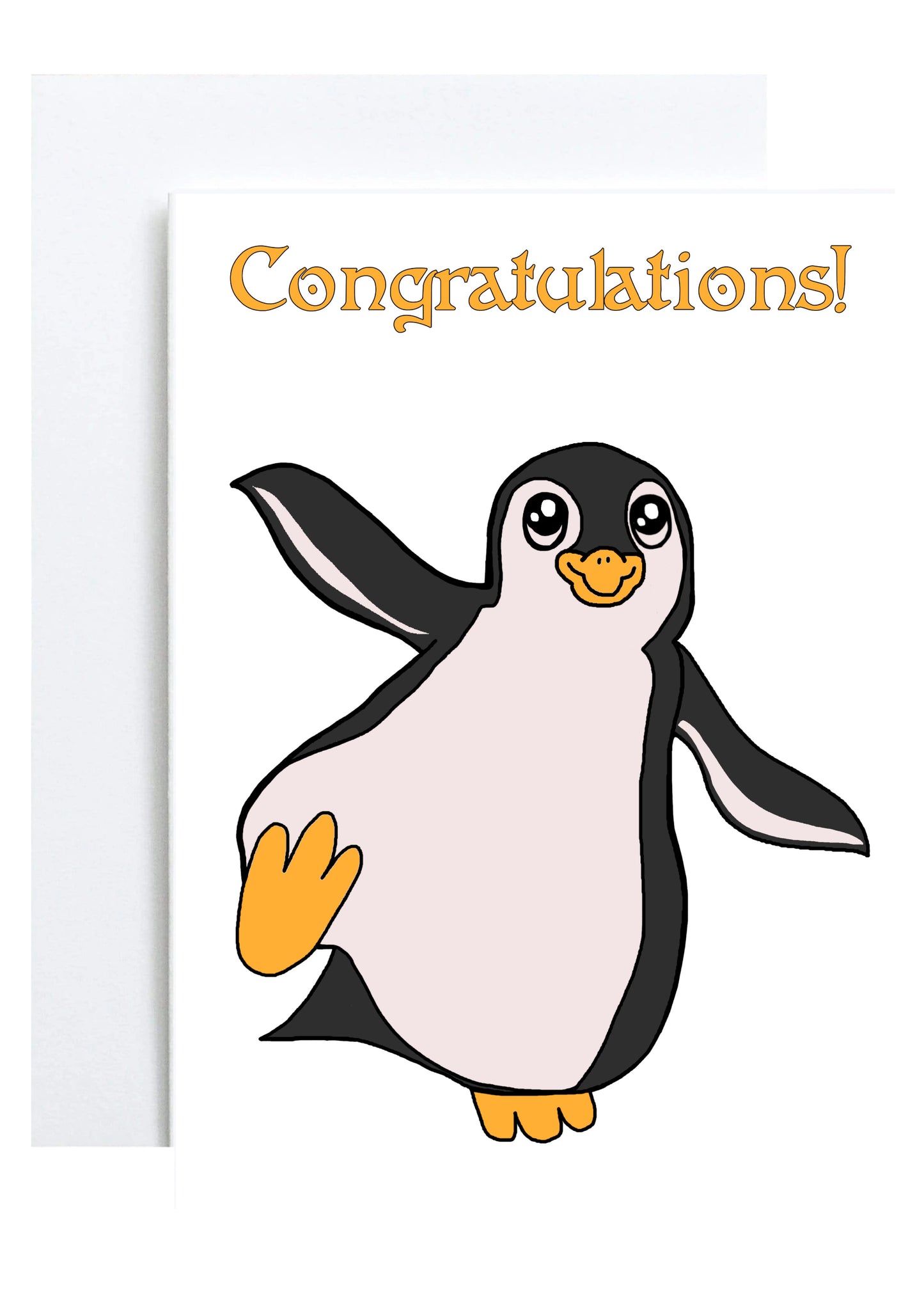 "So Flippin' Happy for You!" Greeting Card (Congratulations)