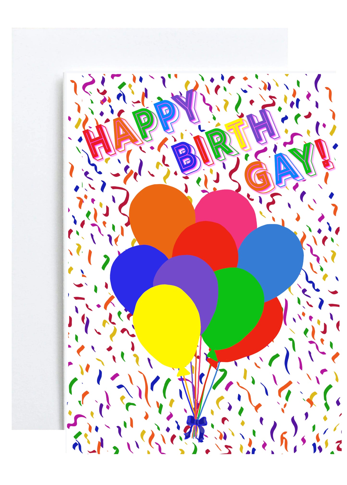 "Happy Birth Gay!" Greeting Card (Birthday, LGBTQ+)