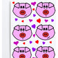 "Hogs & Kisses" Greeting Card (Love)